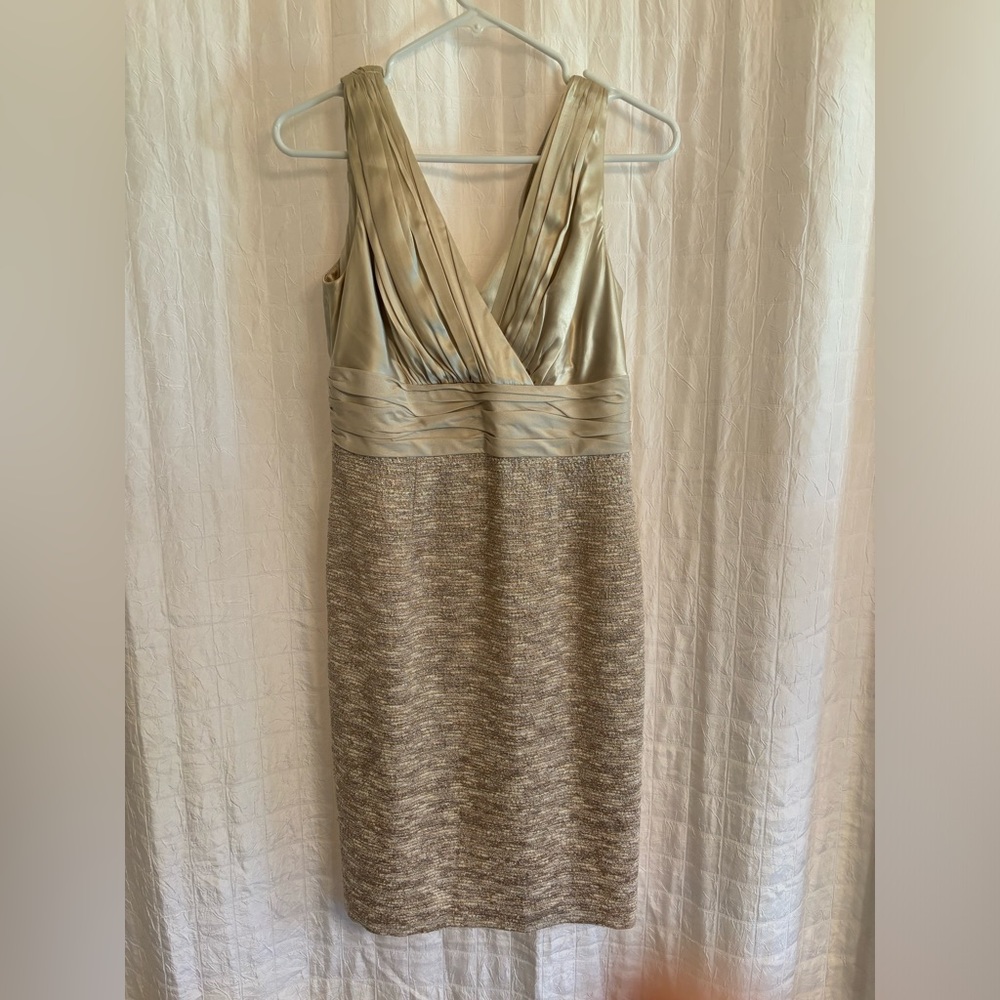 Dress size 4 by Kay Unger, gold